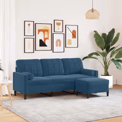 VidaXL 3278276 divano Blu - Vista aggiuntiva 2