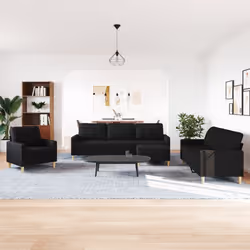 VidaXL 3278291 set di mobili per soggiorno Nero
