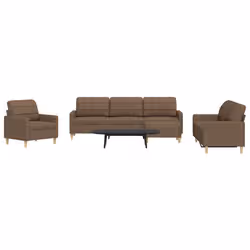 VidaXL 3278298 set di mobili per soggiorno Marrone Metallo - Vista aggiuntiva 2