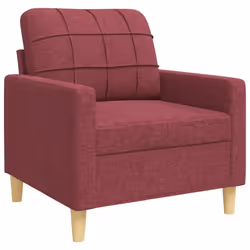 VidaXL 3278309 set di mobili per soggiorno Rosso - Vista aggiuntiva 4