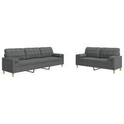 VidaXL 3278320 set di mobili per soggiorno Grigio