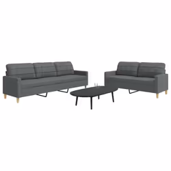 VidaXL 3278328 set di mobili per soggiorno Grigio - Vista aggiuntiva 2