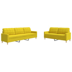 VidaXL 3278332 set di mobili per soggiorno Giallo