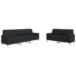 VidaXL 3278339 set di mobili per soggiorno Nero
