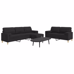 VidaXL 3278347 set di mobili per soggiorno Nero
