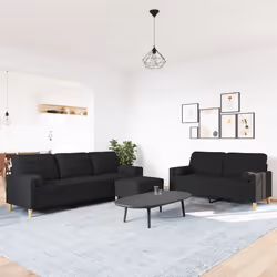 VidaXL 3278347 set di mobili per soggiorno Nero
