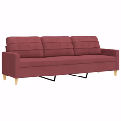 VidaXL 3278349 set di mobili per soggiorno Rosso - Vista aggiuntiva 5