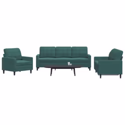 VidaXL 3278353 set di mobili per soggiorno Verde