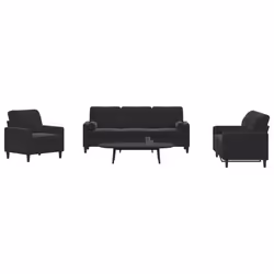 VidaXL 3278356 set di mobili per soggiorno Nero
