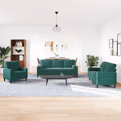 VidaXL 3278373 set di mobili per soggiorno Verde