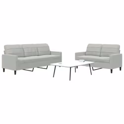 VidaXL 3278391 set di mobili per soggiorno Grigio