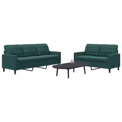 VidaXL 3278393 set di mobili per soggiorno Verde