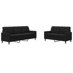 VidaXL 3278396 set di mobili per soggiorno Nero