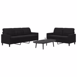 VidaXL 3278396 set di mobili per soggiorno Nero