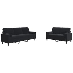 VidaXL 3278406 set di mobili per soggiorno Nero