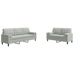 VidaXL 3278411 set di mobili per soggiorno Grigio