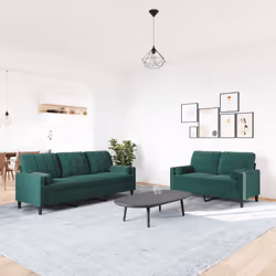 VidaXL 3278413 set di mobili per soggiorno Verde