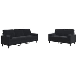 VidaXL 3278426 set di mobili per soggiorno Nero