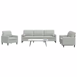 VidaXL 3278441 set di mobili per soggiorno Grigio