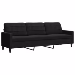 VidaXL 3278446 set di mobili per soggiorno Nero Metallo, Legno compensato - Vista aggiuntiva 4