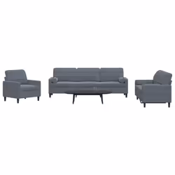 VidaXL 3278452 set di mobili per soggiorno Grigio