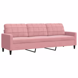 VidaXL 3278464 set di mobili per soggiorno Rosa Metallo, Legno compensato - Vista aggiuntiva 4