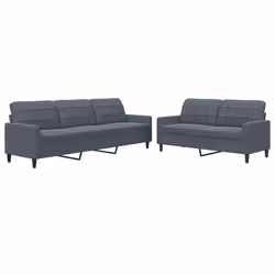 VidaXL 3278472, Grigio, Schiuma, Metallo, Poliestere, Polywood, Tessile, 2,26 m, 77 cm, 80 cm