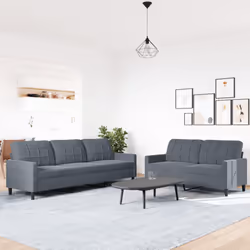 VidaXL 3278472 set di mobili per soggiorno Grigio