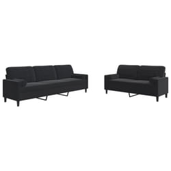 VidaXL 3278476 set di mobili per soggiorno Nero