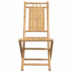 VidaXL 3278511 sedia da esterno Terrazzo Seduta imbottita Bamboo - Vista aggiuntiva 5