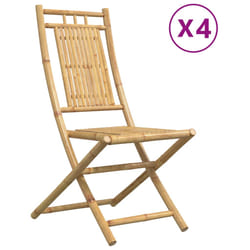 VidaXL 3278512 sedia da esterno Terrazzo Seduta imbottita Bamboo