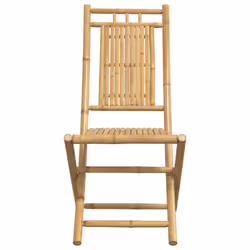 VidaXL 3278512 sedia da esterno Terrazzo Seduta imbottita Bamboo - Vista aggiuntiva 5