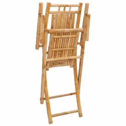 VidaXL 3278515 sedia da esterno Terrazzo Seduta imbottita Bamboo - Vista aggiuntiva 8
