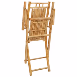 VidaXL 3278516 sedia da esterno Terrazzo Seduta imbottita Bamboo - Vista aggiuntiva 8