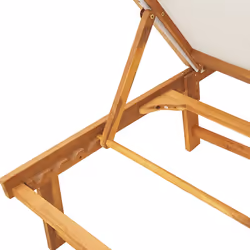 VidaXL 3279249 sedia da esterno Salone Seduta imbottita Legno di acacia, Tessuto - Vista aggiuntiva 5