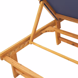VidaXL 3279250 sedia da esterno Salone Seduta imbottita Legno di acacia, Tessuto - Vista aggiuntiva 8