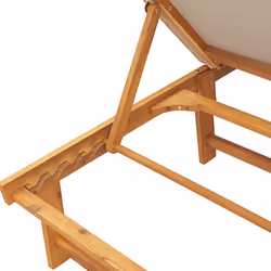 VidaXL 3279251 sedia da esterno Salone Seduta imbottita Legno di acacia, Tessuto - Vista aggiuntiva 5