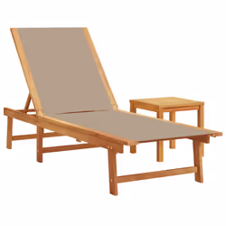 VidaXL 3279255 sedia da esterno Salone Seduta imbottita Legno di acacia - Vista aggiuntiva 4