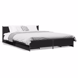 VidaXL 3279927, Nero, 1530 mm, 2,03 m, 565 mm, 1500 x 2000 mm, 14 cm