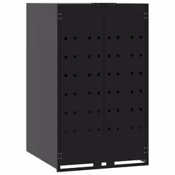 VidaXL 3279977 accessorio per contenitori di rifiuti Nero - Vista aggiuntiva 4