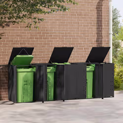 VidaXL 3279980 accessorio per contenitori di rifiuti Nero - Vista aggiuntiva 3