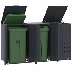 VidaXL 3279983 accessorio per contenitori di rifiuti Antracite - Vista aggiuntiva 2