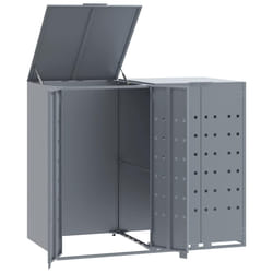 VidaXL 3279987 accessorio per contenitori di rifiuti Grigio