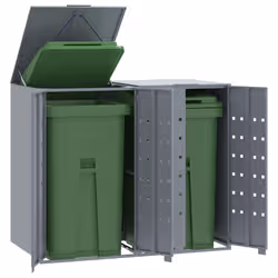VidaXL 3279987 accessorio per contenitori di rifiuti Grigio - Vista aggiuntiva 2