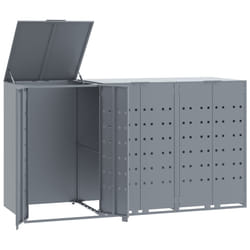 VidaXL 3279988 accessorio per contenitori di rifiuti Grigio