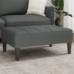 Poggiapiedi Grigio Scuro 77x55x31 cm in Tessuto vidaXL395573