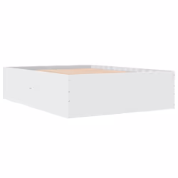 vidaXL Giroletto Bianco 135x190 cm in Legno Multistrato - Vista aggiuntiva 3