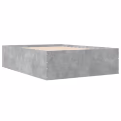 vidaXL Giroletto Grigio Cemento 135x190 cm in Legno Multistrato - Vista aggiuntiva 3