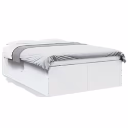 vidaXL Giroletto Bianco 120x190 cm in Legno Multistrato - Vista aggiuntiva 2