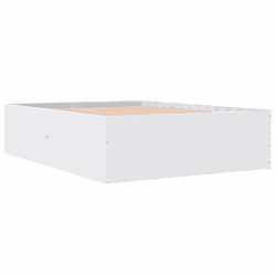 vidaXL Giroletto Bianco 120x190 cm in Legno Multistrato - Vista aggiuntiva 3